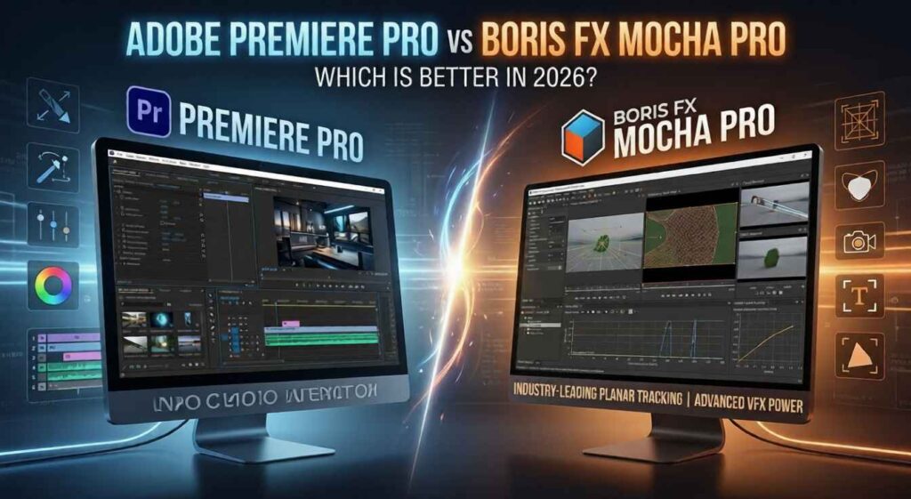 Adobe Premiere Pro vs Boris FX Mocha Pro: Which Is Better in 2026?