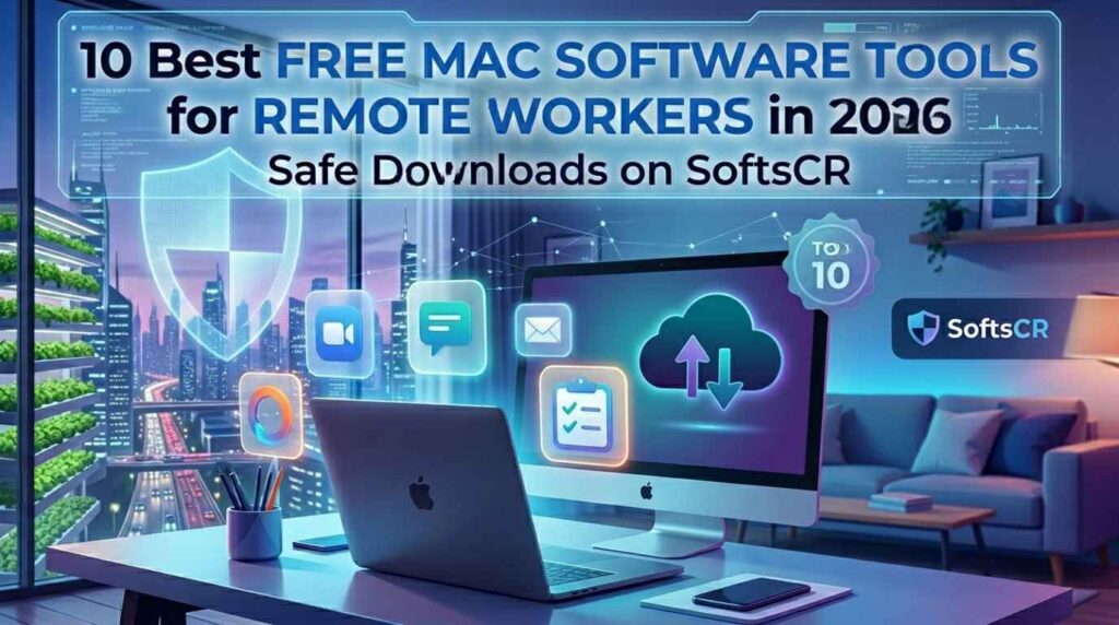 10 Best Free Mac Software Tools for Remote Workers in 2026 — Safe Downloads on SoftsCR