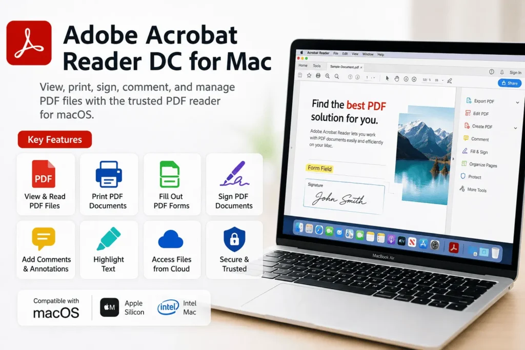 Adobe Acrobat Reader DC for Mac: Download, Install & Update Guide