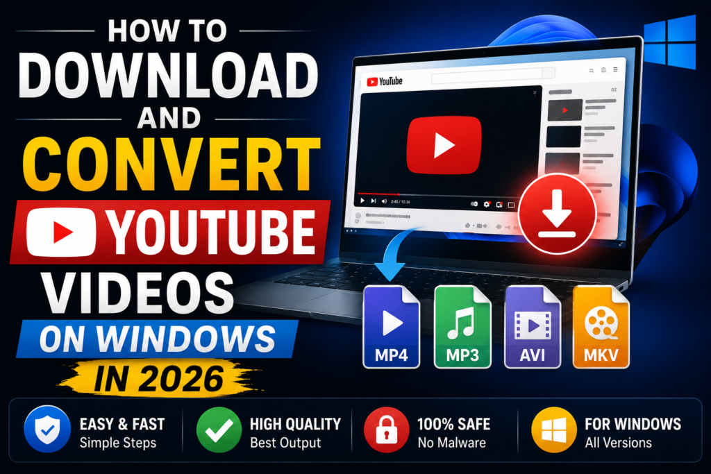 How to Download and Convert YouTube Videos on Windows in 2026