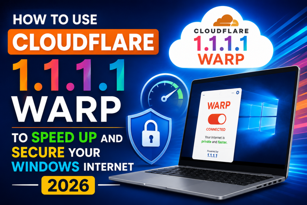 How to Use Cloudflare 1.1.1.1 WARP to Speed Up and Secure Your Windows Internet in 2026