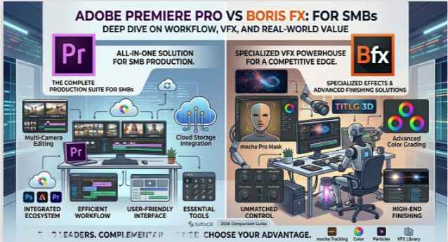 Adobe Premiere Pro vs Boris FX for SMBs: Deep Dive on Workflow, VFX, and Real-World Value